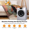 Ergocar Boho Cuddly Blanket, Fluffy Blanket with Tassels, Thin and