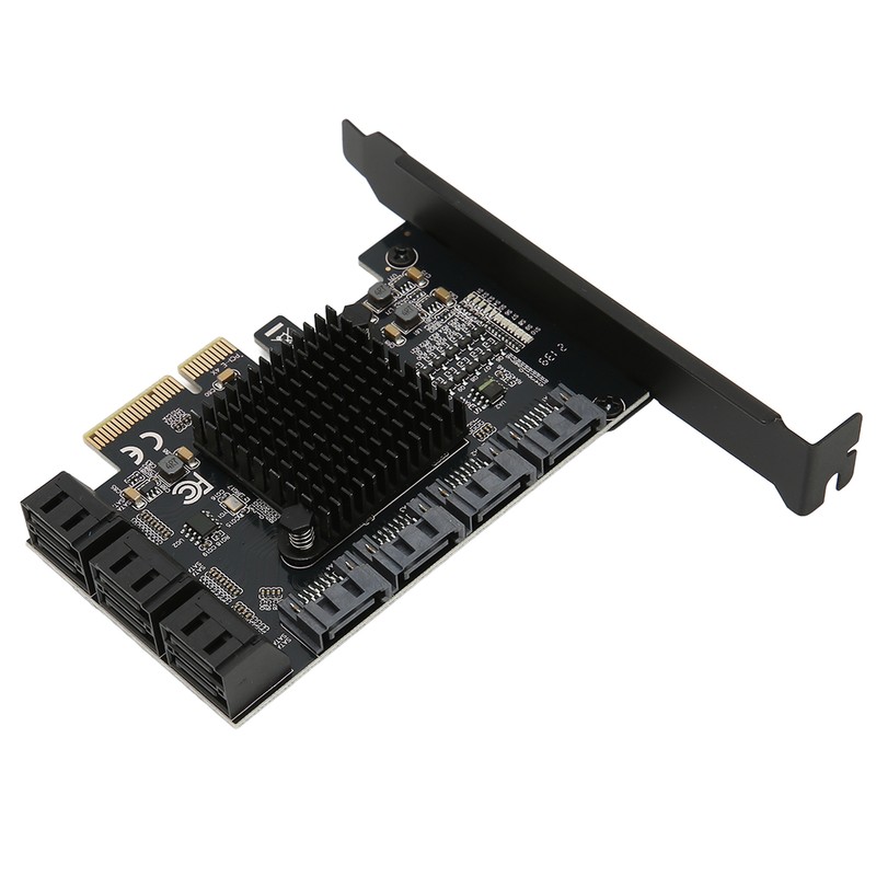 Adapter Card 6Gbps PCIE 4X to 10 Ports SATA3.0 Multi