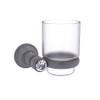 Allied Brass Carolina Crystal Collection Wall Mounted Tumbler Toothbrush Holder,