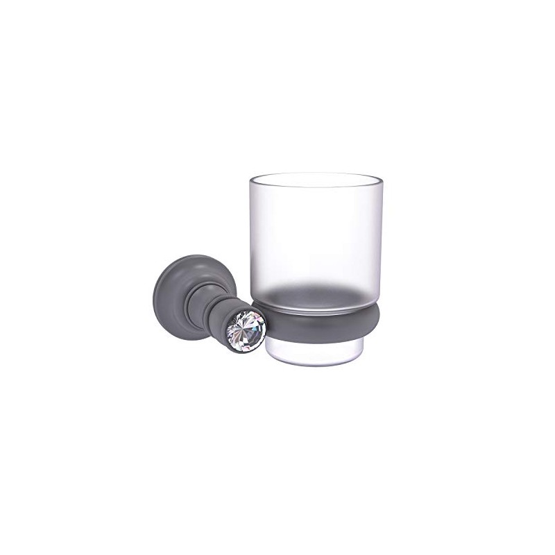 Allied Brass Carolina Crystal Collection Wall Mounted Tumbler Toothbrush Holder,