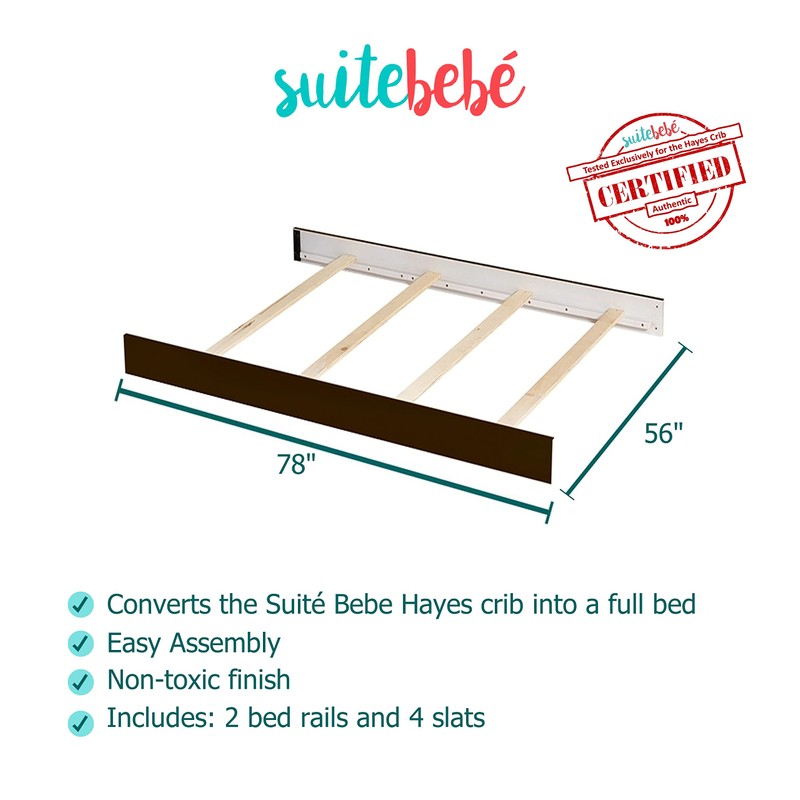 Suite Bebe Hayes Full Bed Conversion Kit in Coffee