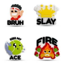 TRESSIS Tennis Racket Dampener - Cute Fun Designs - Vibration & Noise-Reducing Tennis Shock Absorber for Racquets - Secure, Easy-Install Accessories for Players of All Levels