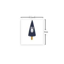 Bonamaison Printed Cotton Drawstring Bags, Shopping Bag, Cloth Bag, Vegetable Bag, Reusable, Eco-Friendly, Multi-Purpose, Foldable, Size: 12 x 15 cm