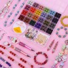 AIPRIDY Jewelry Making Beads Set, 590 PCS 10mm Round Mixed