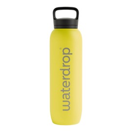 waterdrop All-Purpose Steel Bottle, Neon Yellow 1L