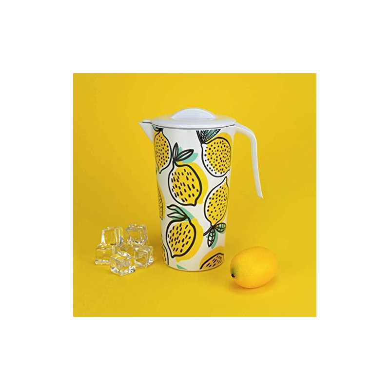 Jug with Lid Lemons 1.5 L | Carafe | Outdoor