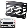 iJDMTOY No Drill Front Grille Mesh Mount License Plate Relocator