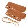 Motorcycle Hand Grip Cover Fiber Simulated Leather Anti Slip Retro