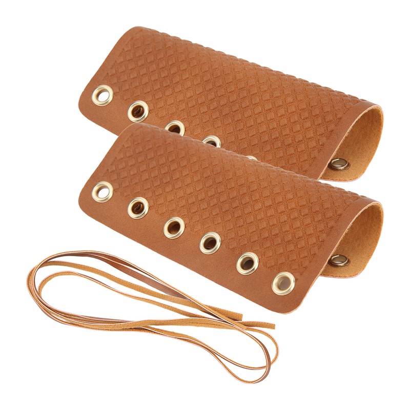 Motorcycle Hand Grip Cover Fiber Simulated Leather Anti Slip Retro