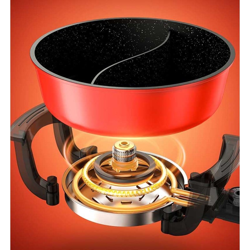 Electric Griddle Skillet Shabu Shabu Hot Pot Nonstick Cooking Frying
