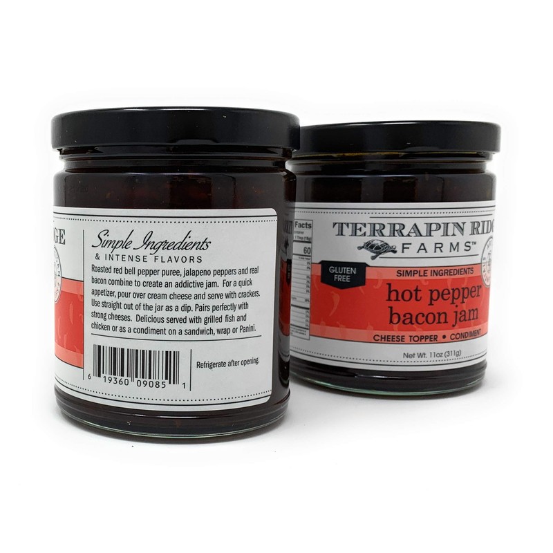Terrapin Ridge Farms Hot Pepper Bacon Jam – Two 10.5