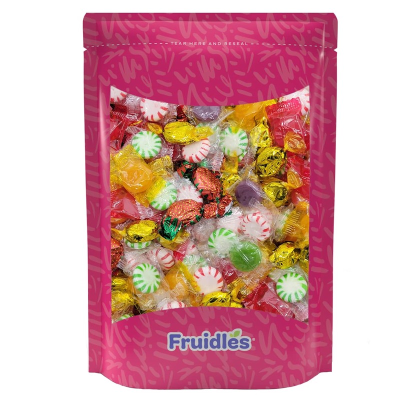 Fruidles Deluxe Mix Discs Button, Hard Candy, Individually Wrapped (Half-Pound)