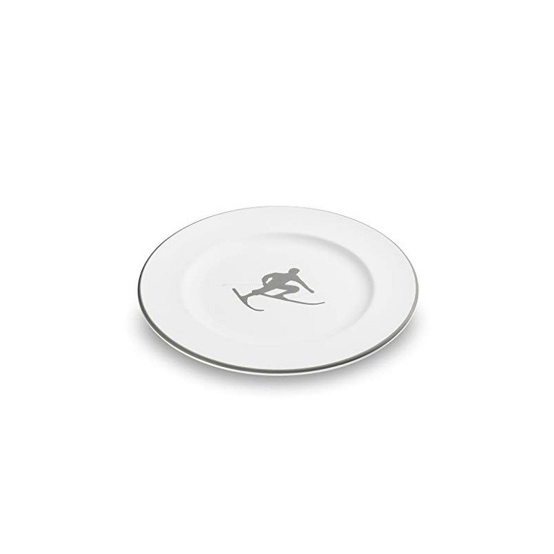 GMUNDNER KERAMIK Dessert Plate Gourmet Diameter 22 cm Grey Toni