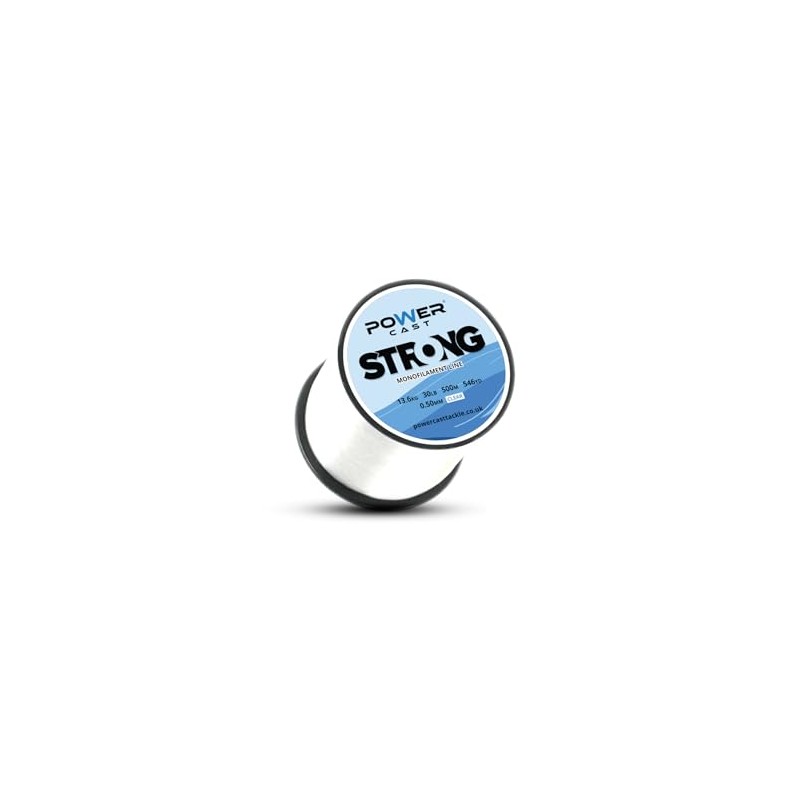 Strong Monofilament Fishing Line (Clear, 13.6kg/30lb - 500m/546yd - 0.50mm)
