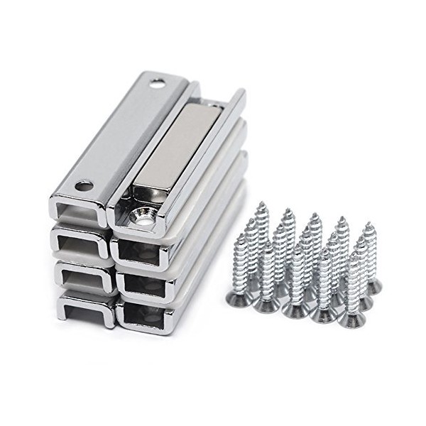 CMS Magnetics Heavy Duty Neodymium Channel Magnets w/Countersunk Holes 45