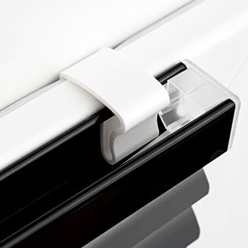 Pack of 8 clamp holders for blinds windows, no drilling,