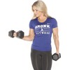 Gronk Fitness Rubber Hex Dumbbell Pairs | 5lbs - 70lbs