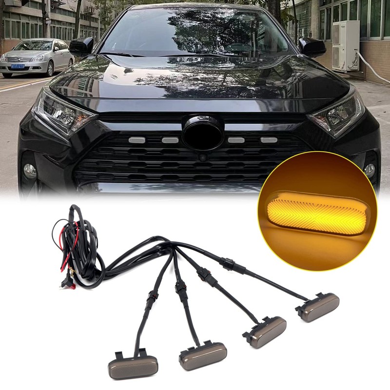 HIGH FLYING for Toyota RAV4 2019-2025 Car Accessories Front Center