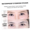 FOMIYES Sets Instant Brow Enhancement Fake Eyebrow Stickers Water Transfer