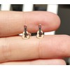 Acoustic Guitar Earrings - Sterling Silver Gift
