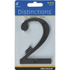 Distinctions 843242 4" Flush Mount Bronze House Number 2