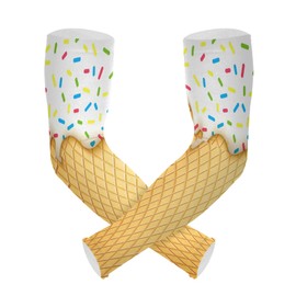 xigua Mangas de brazo de refrigeración con protección solar UV, 1 par para hombres y mujeres, ciclismo, golf, deportes al aire libre