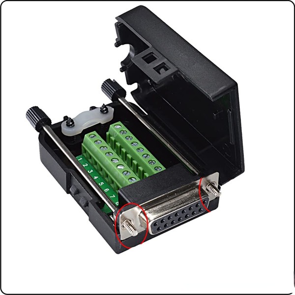 DB15 Breakout Connector Female Adapter 15-pin Port Adapter to Terminal