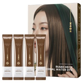 J.Sup Riavichaek herbal water dye 4p, natural brown, 1 pc / 제이숲 리아비책 한방 물염색제 4p, 내추럴 브라운, 1개
