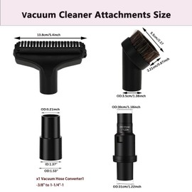 Vacuum Cleaner Attachments for Shark Rocket,2 in 1 Crevice Tool Dust Brush Accessories for Shark Rocket HV300 HV301 HV322 HV320 HV301 NV600 NV340, Rotator NV751 NV752 NV650 NV680 NV800