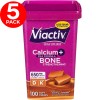 Viactiv 5 Pack Viactiv Calcium Vitamin 500 Soft Chews Caramel