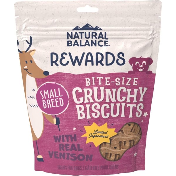 Natural Balance Natural Balance Limited Ingredient Rewards Crunchy Biscuits, Bite-Size