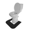 RESILIA Industrial Commode Super Absorbent Potty Mats - Toilet Rug