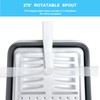 MontNorth Collapsible Dish Drainer with Drain Plug and Swivel Spout,