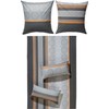 Erwin Müller Bed Linen Flannel Grey/Silver/Orange Size 155 x 200