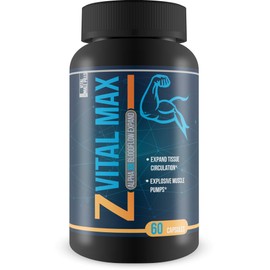 Z Vital Max Nitric Oxide - Alpha XR Bloodflow Expand - Expand Veins and Tissues with Increased Blood Flow - L-Arginine a Natural Vasodialator - Great for Preworkout or Pre Activity
