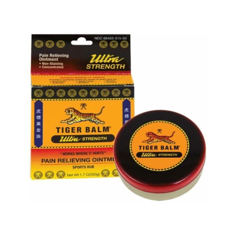 Tiger Balm Ultra Strength, 50 GM, 1.70 Oz by Tiger