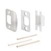 MOSECYOU Standard Door Strike Plate with Spacer Shim, Universal Striker