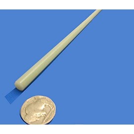 Micarta G10FR4 Phenolic Round Rod .312" (5/16") Diameter x 48" Length 4 pcs 16 Feet Total