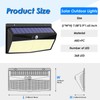 7 Pack 368 LED Solar Lights Outdoor Motion Sensor, Solar