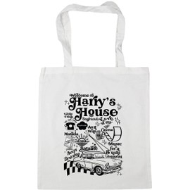 Hippowarehouse harry house album Tote Shopping Gym Beach Bag 42cm x38cm, 10 litres