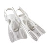 Reef Tourer RF0106P Snorkeling Fins, Foot Fins, Strap Fins, White,