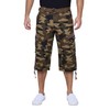 X RAY Men's Belted Long Cargo Shorts for Men, Below