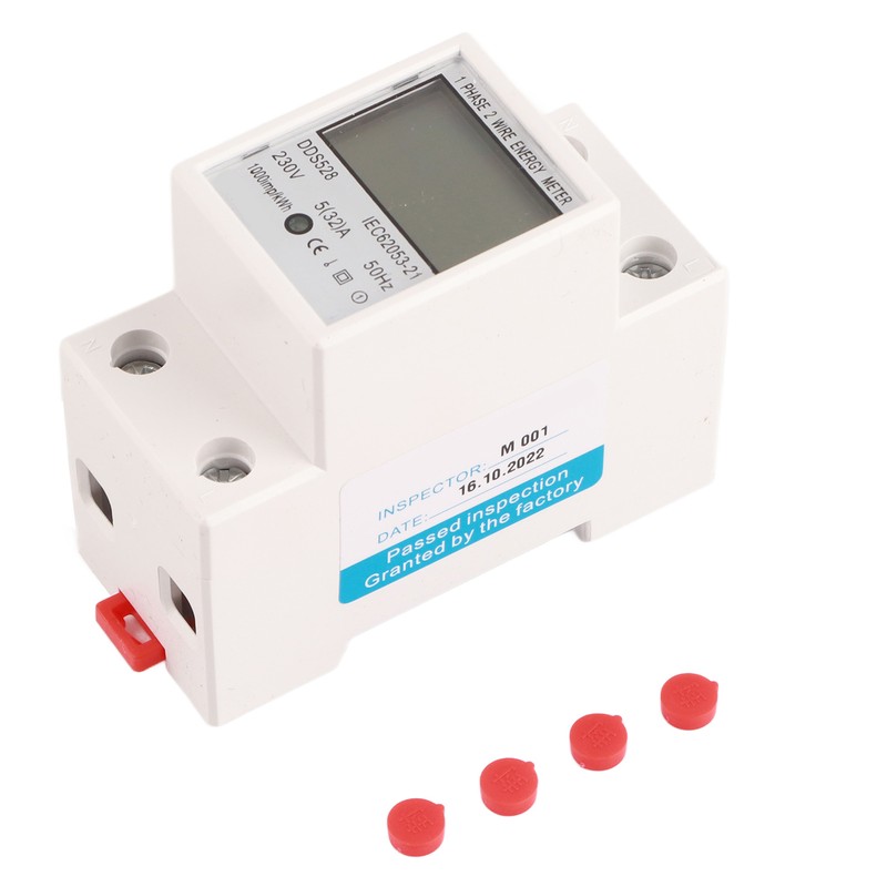5‑32A 50Hz LCD Display Single Phase Energy KWh Meter DIN