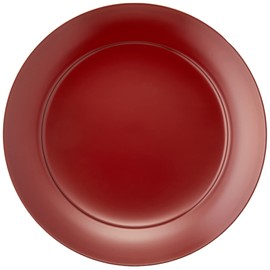 Shikkodo "Yamanaka Lacquerware" 4.6 Plates, Camellia Plate, Vermilion Lacquer (1 Piece) ST-06