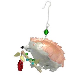 Bulldog Depot BD Holiday Collection- Hedgehog Metal Holiday Ornament
