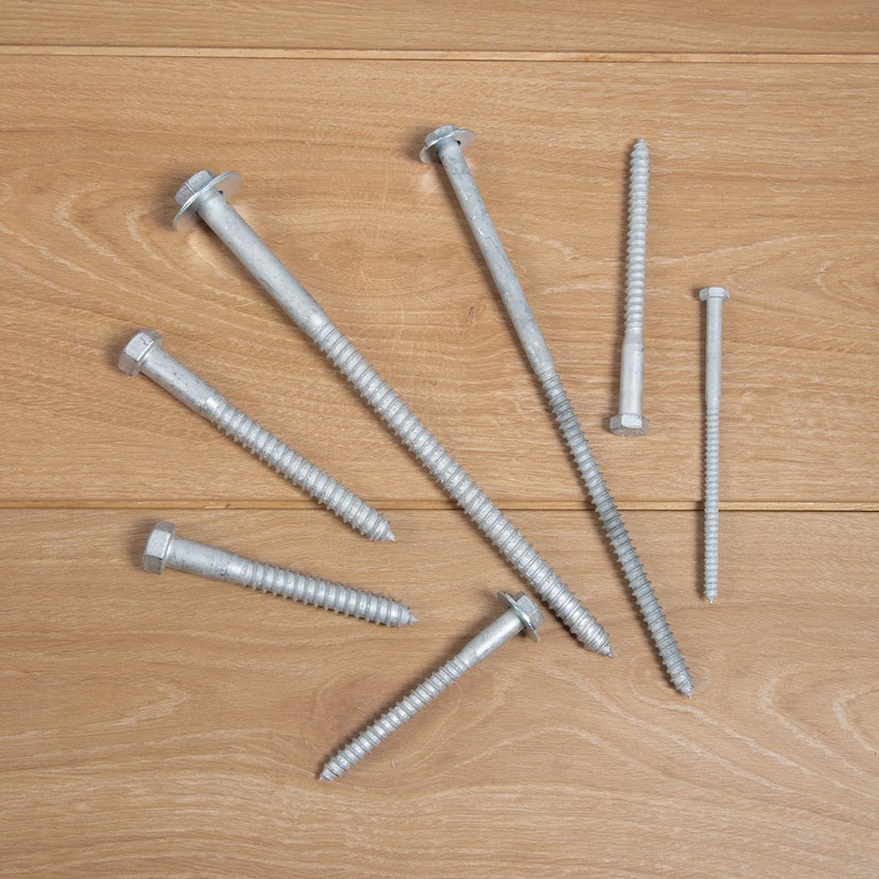 HROMIGRY 1/2" x 4" Lag Bolts (25 Pcs) Lag Screws