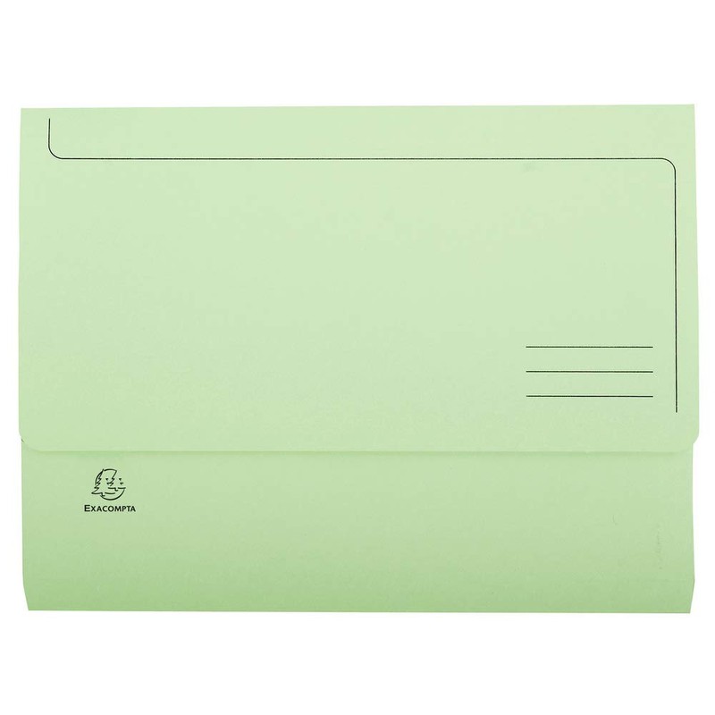 Exacompta 47970E Super DIN A4 Folder Made from Sturdy Manila