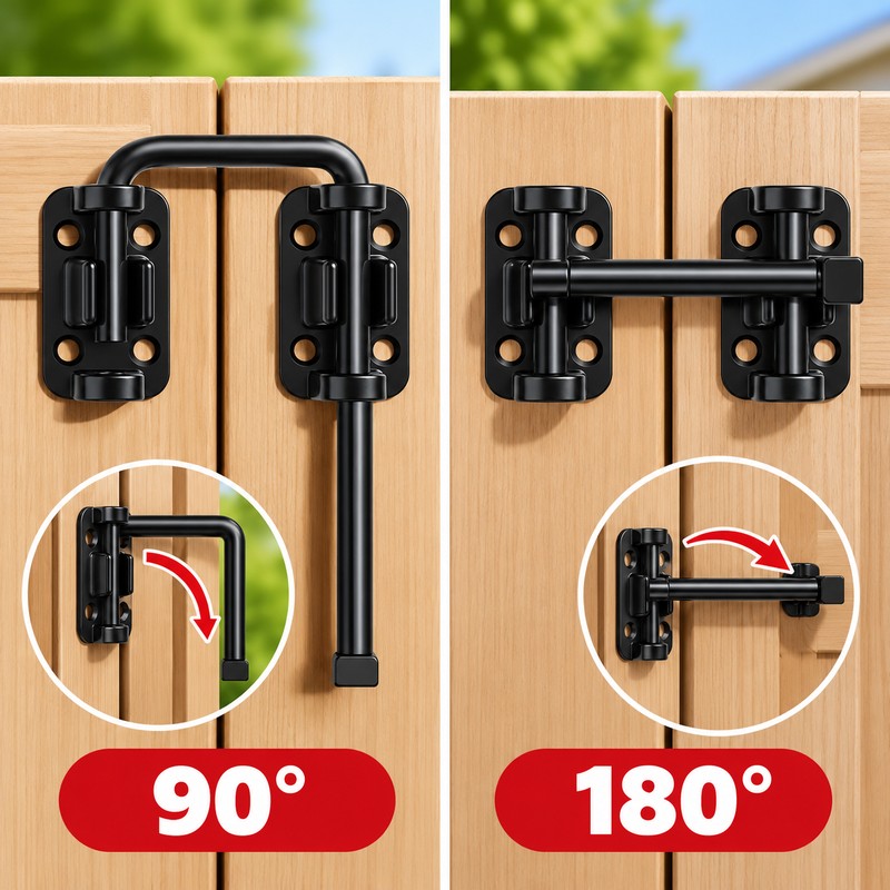 Zinc Alloy Door Latch Lock for Doors & Gates –