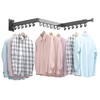 BOQORAD Clothes Drying Rack Wall Mounted,Extending Laundry Rack Wall Mount,Collapsible