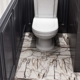 Livelynine 16 Pack Marble Peel and Stick Floor Tile 12X12 Inch Waterproof Vinyl Flooring Peel and Stick Tile for Kitchen Bedroom Bathroom Farmhouse Floor Stickers Tile Self Adhesive Floor Tiles